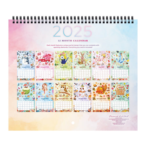 2025 Diamond Painting Calendar F9