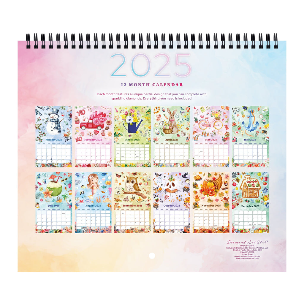 2025 Diamond Painting Calendar H1
