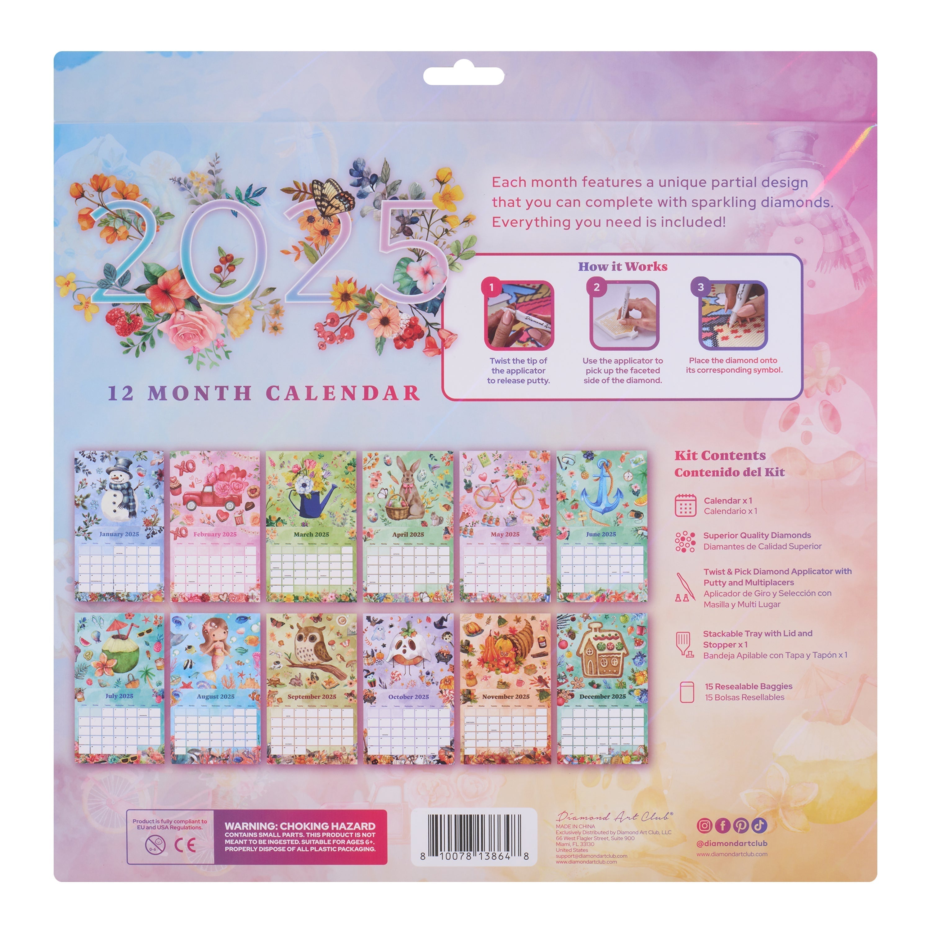 2025 Diamond Painting Calendar H1