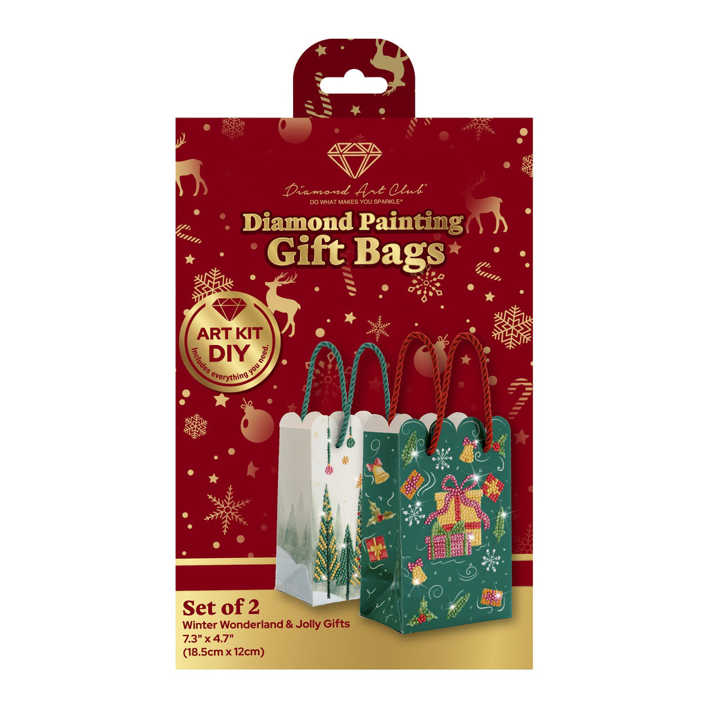Winter Wonderland & Jolly Gifts - Gift Bags (Set of 2) X5