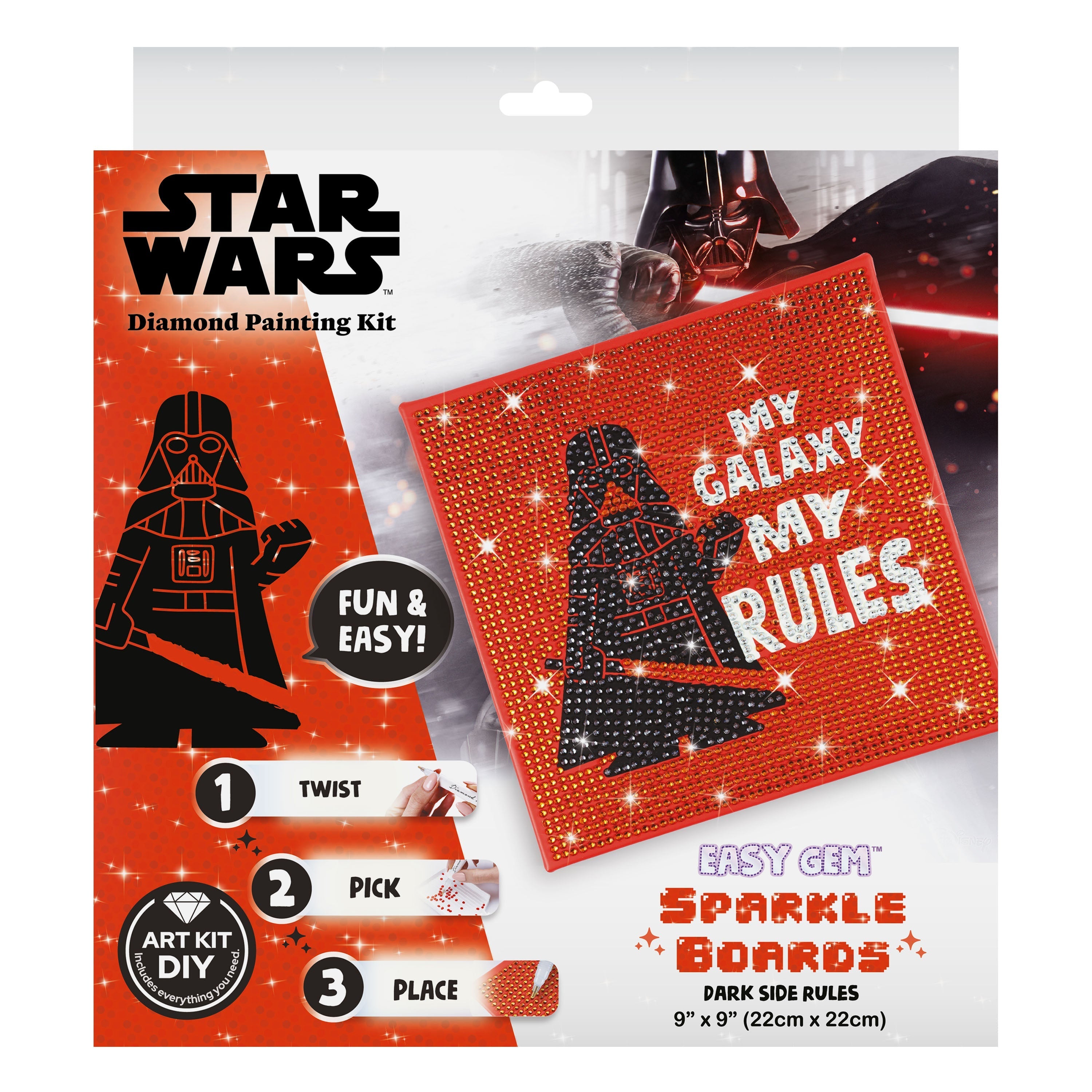 Dark Side Rules (Darth Vader) - Easy Gem™ Sparkle Boards S9