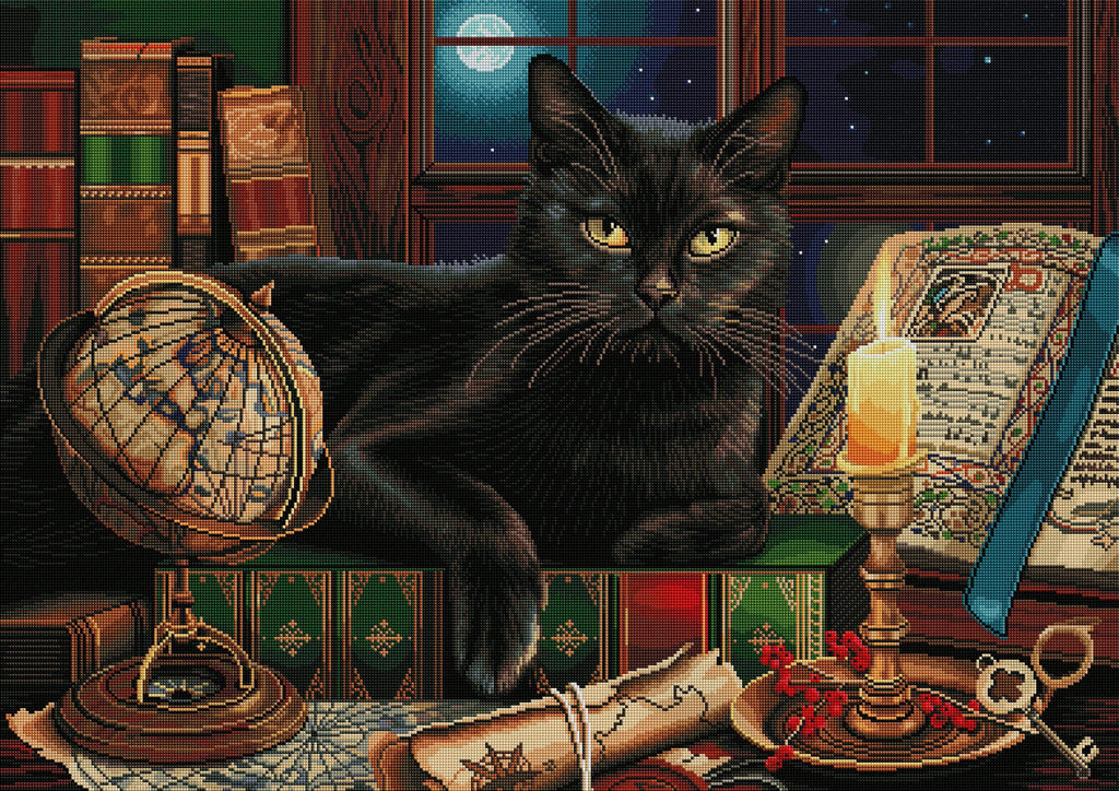 Black Cat by Candlelight R4