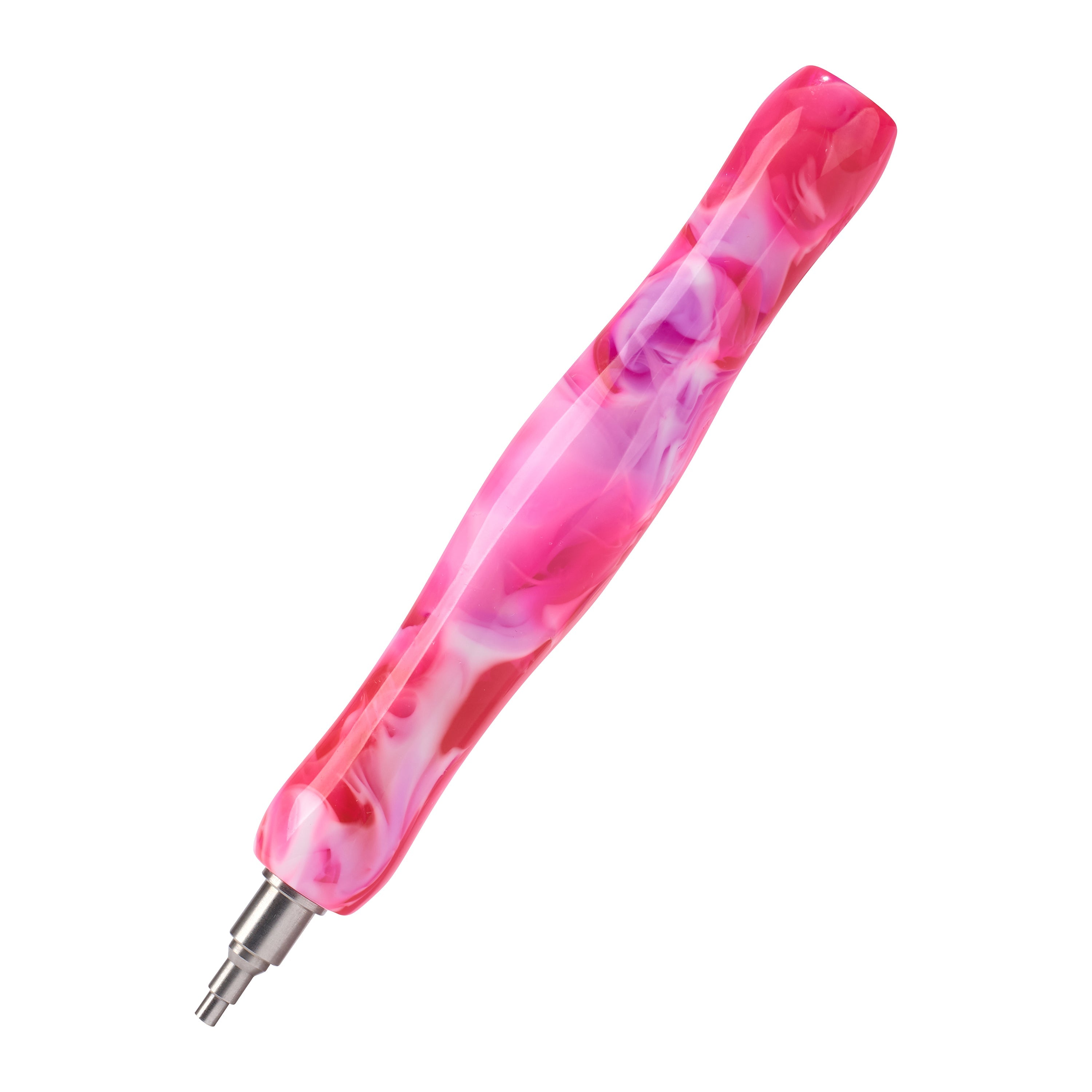 Twist-On Dual-Threaded Premium Drill Pen – Blooming Rosette Swirl P5