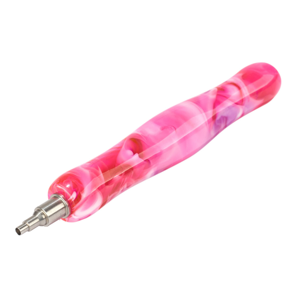 Twist-On Dual-Threaded Premium Drill Pen – Blooming Rosette Swirl P5