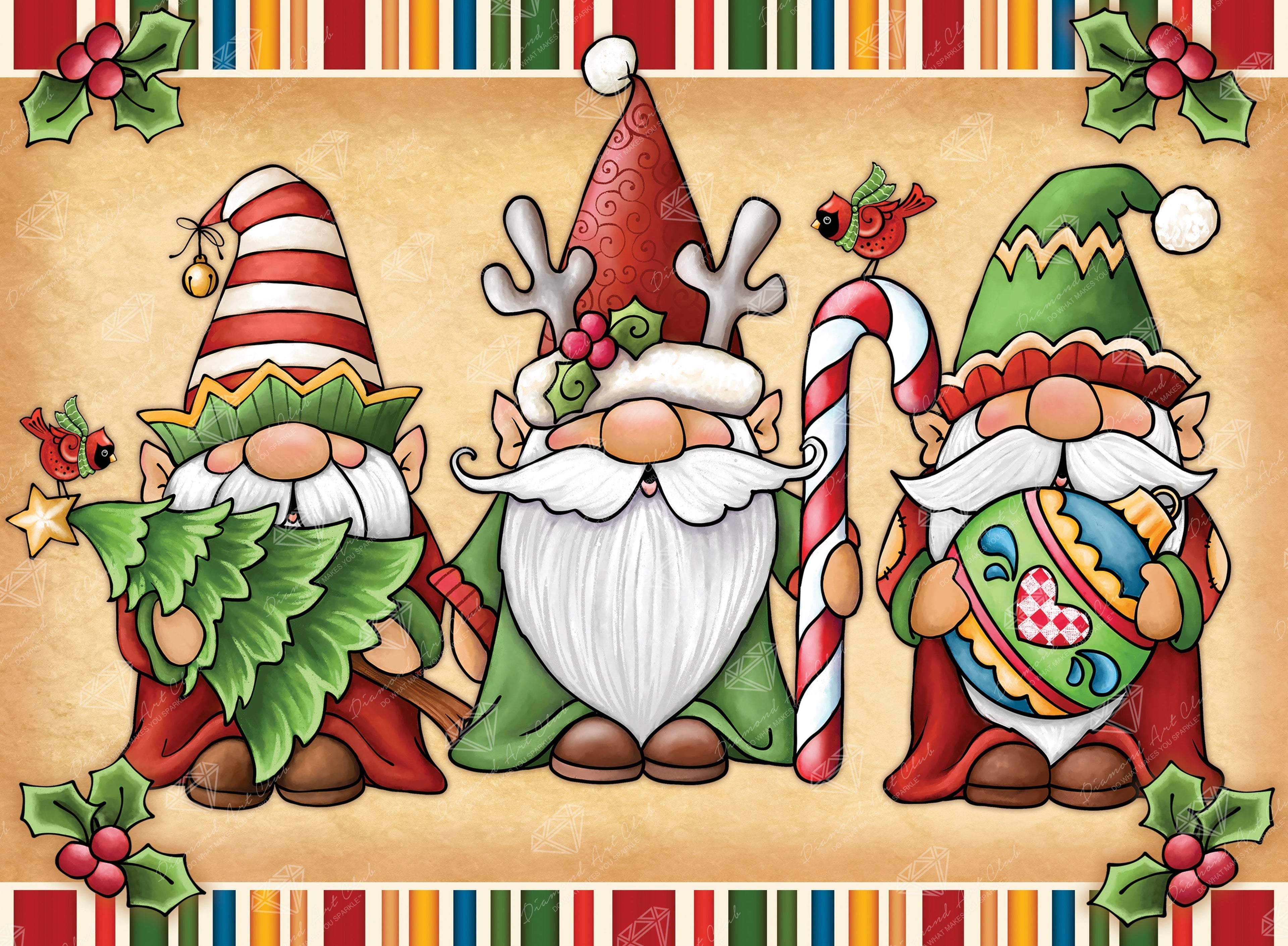 Christmas Gnome Trio X4