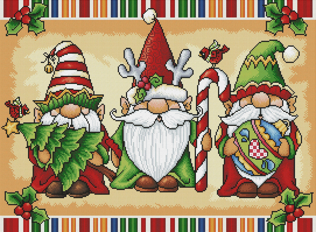 Christmas Gnome Trio X4