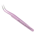 Curved Stainless Steel Tweezers C6