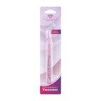 Curved Stainless Steel Tweezers C6