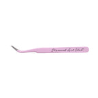 Curved Stainless Steel Tweezers C6