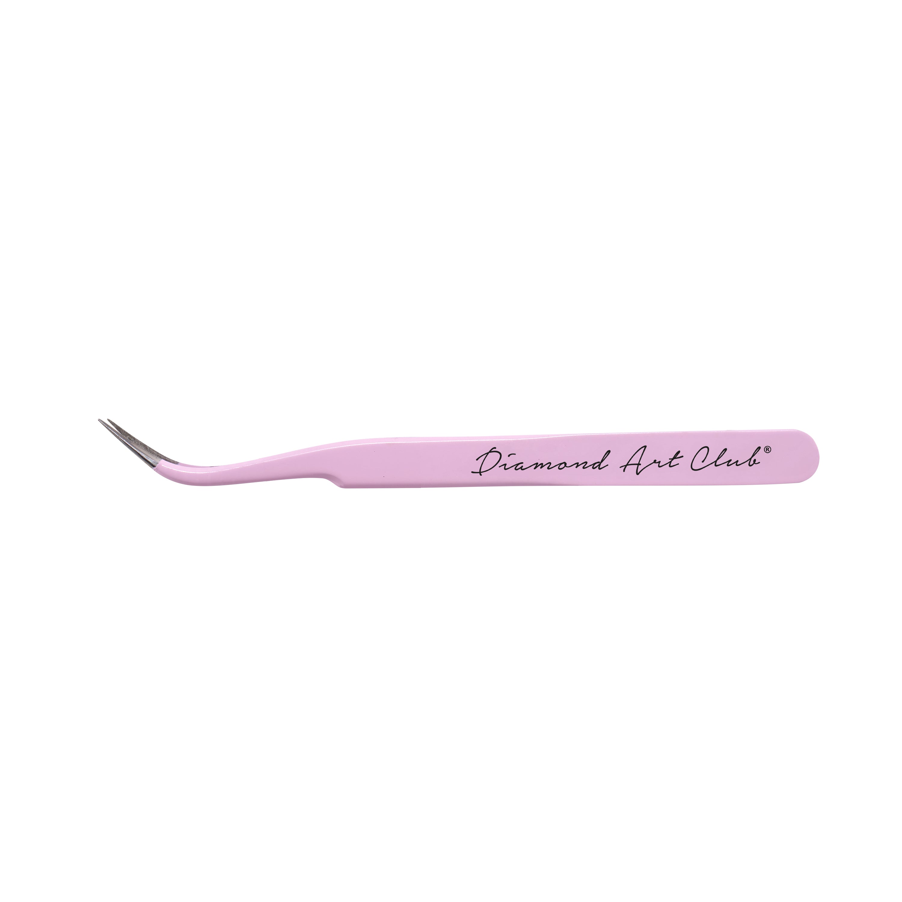 Curved Stainless Steel Tweezers C6