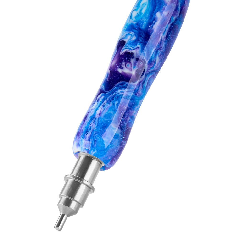 Twist And Pick Premium Pen - Cyan Calypso Swirl O6