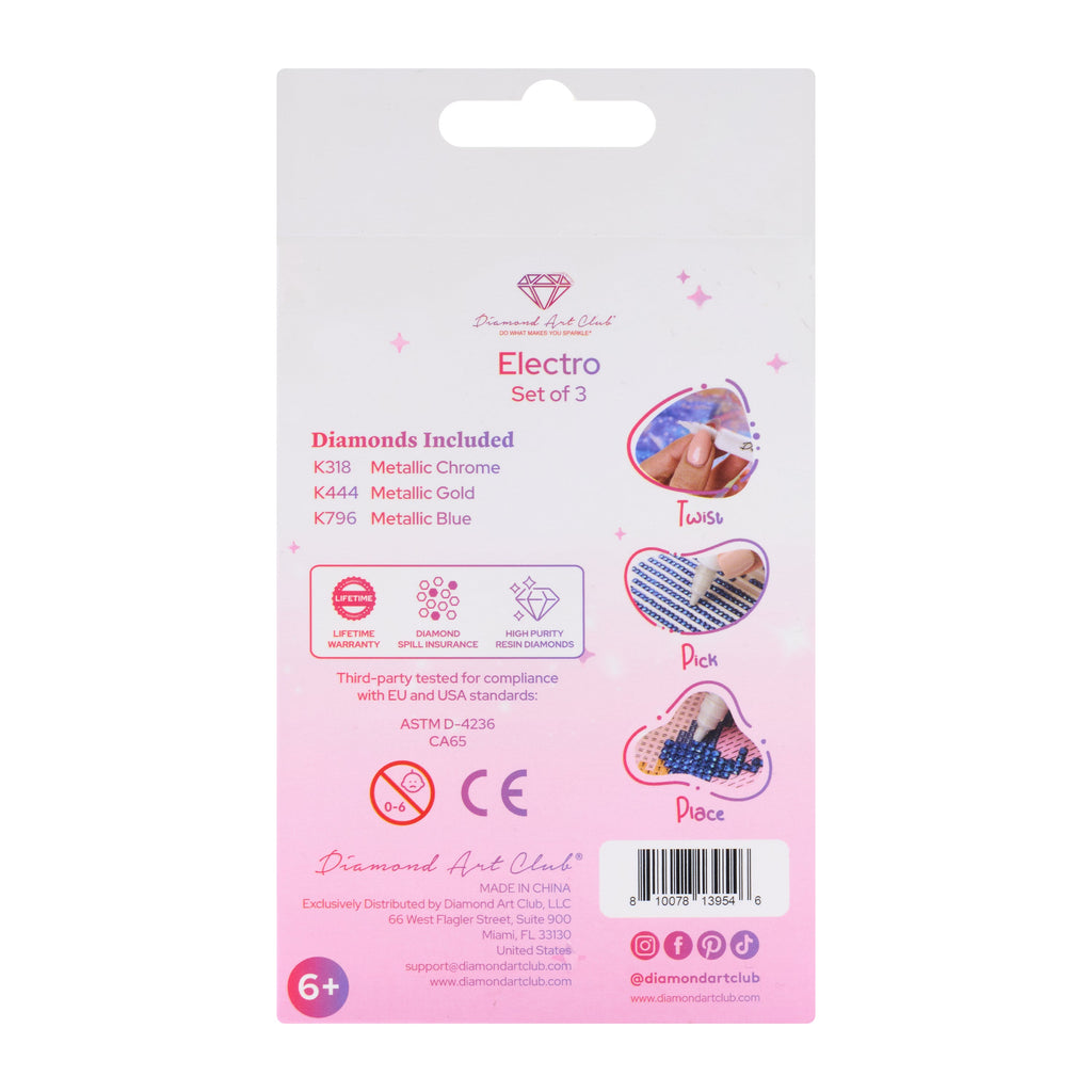 Electro Diamond® - Square (Set of 3) A8