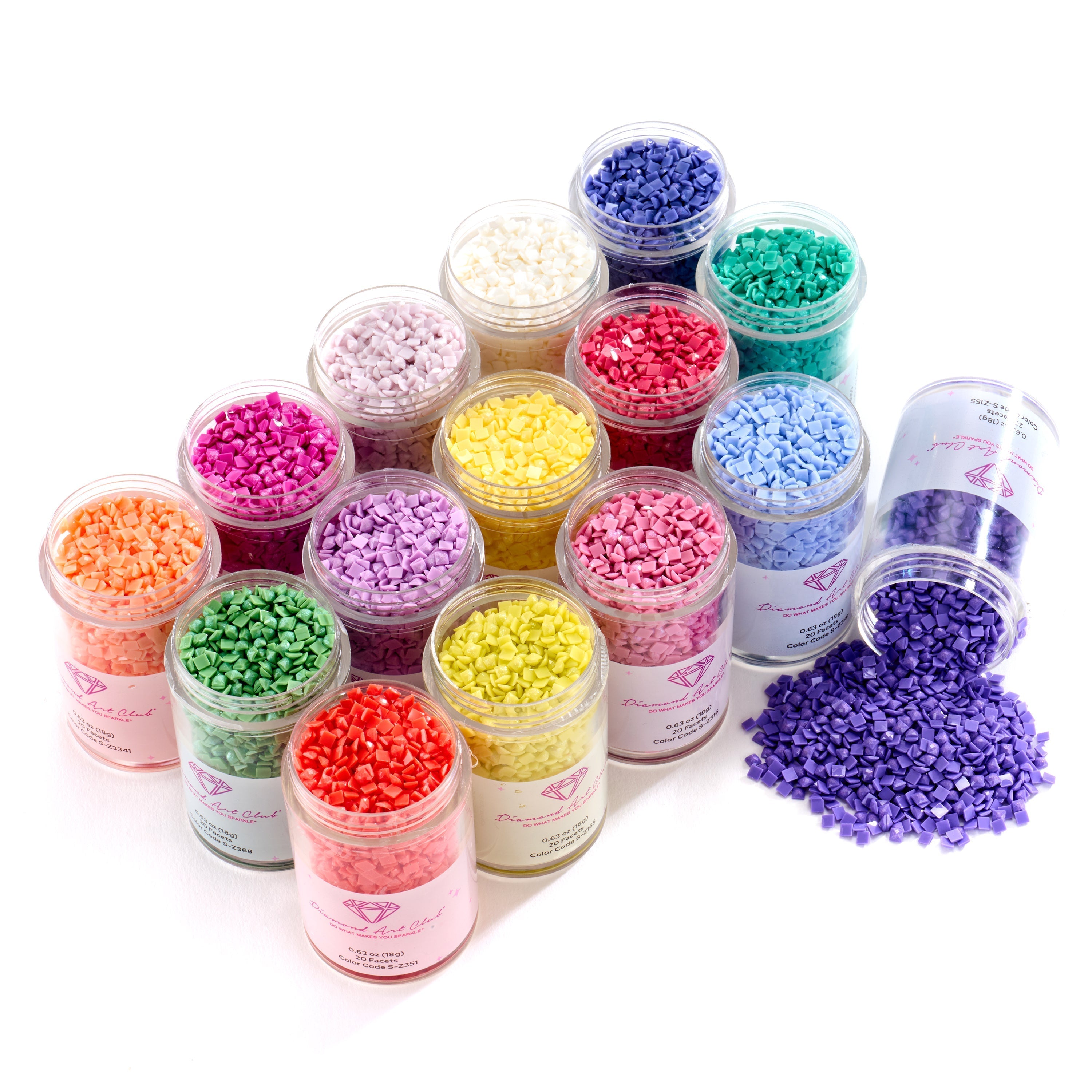 Fairy Dust® - Muted Rainbow Square (Set of 15) N6