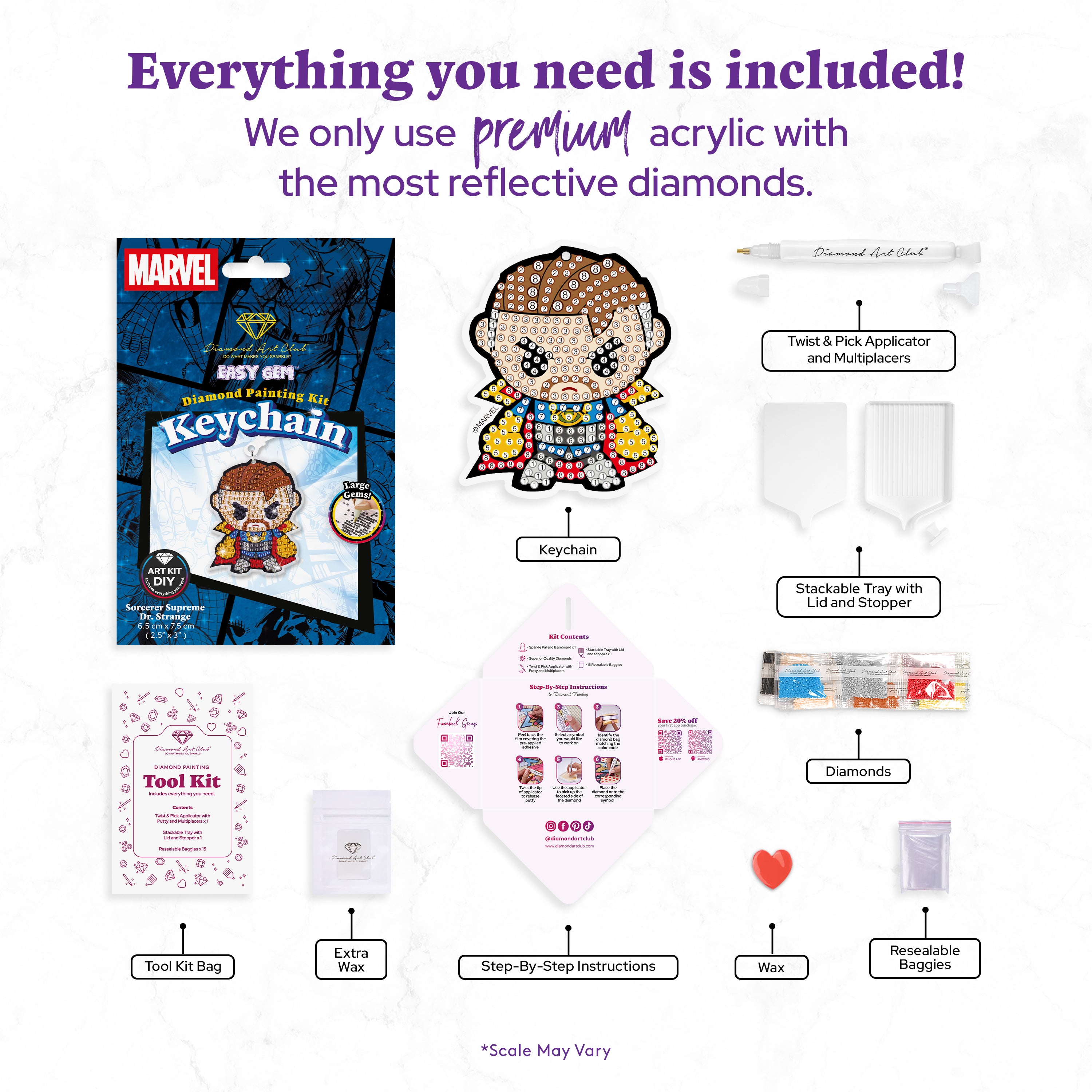 Easy Gem™ Keychain - Sorcerer Supreme Dr. Strange™ B9
