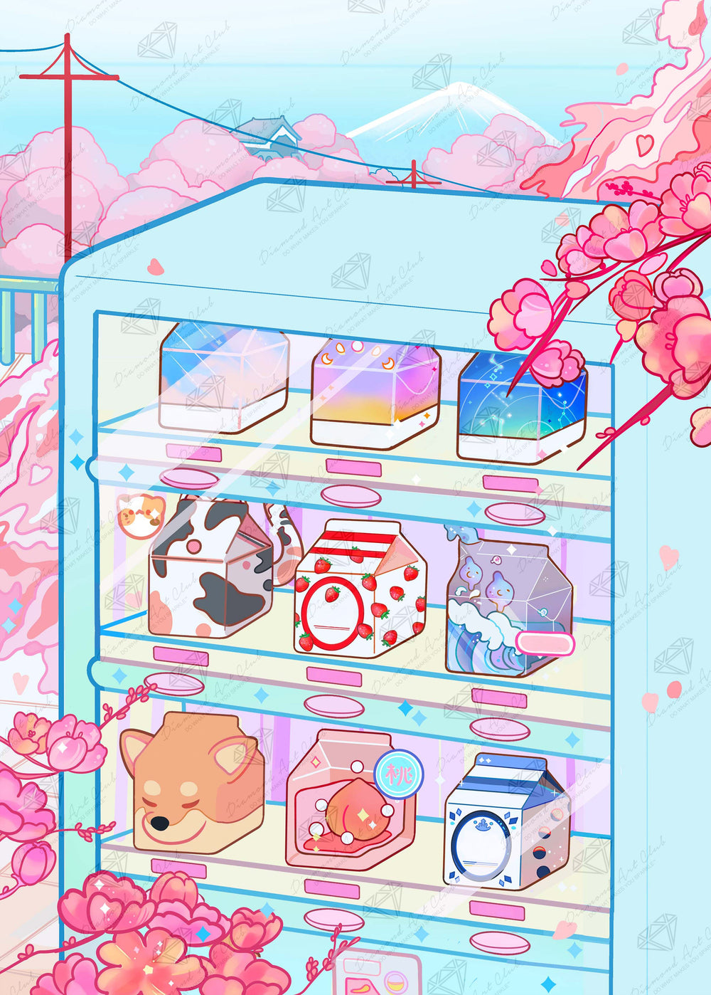 Milkbox Vending Machine in Fuji F7