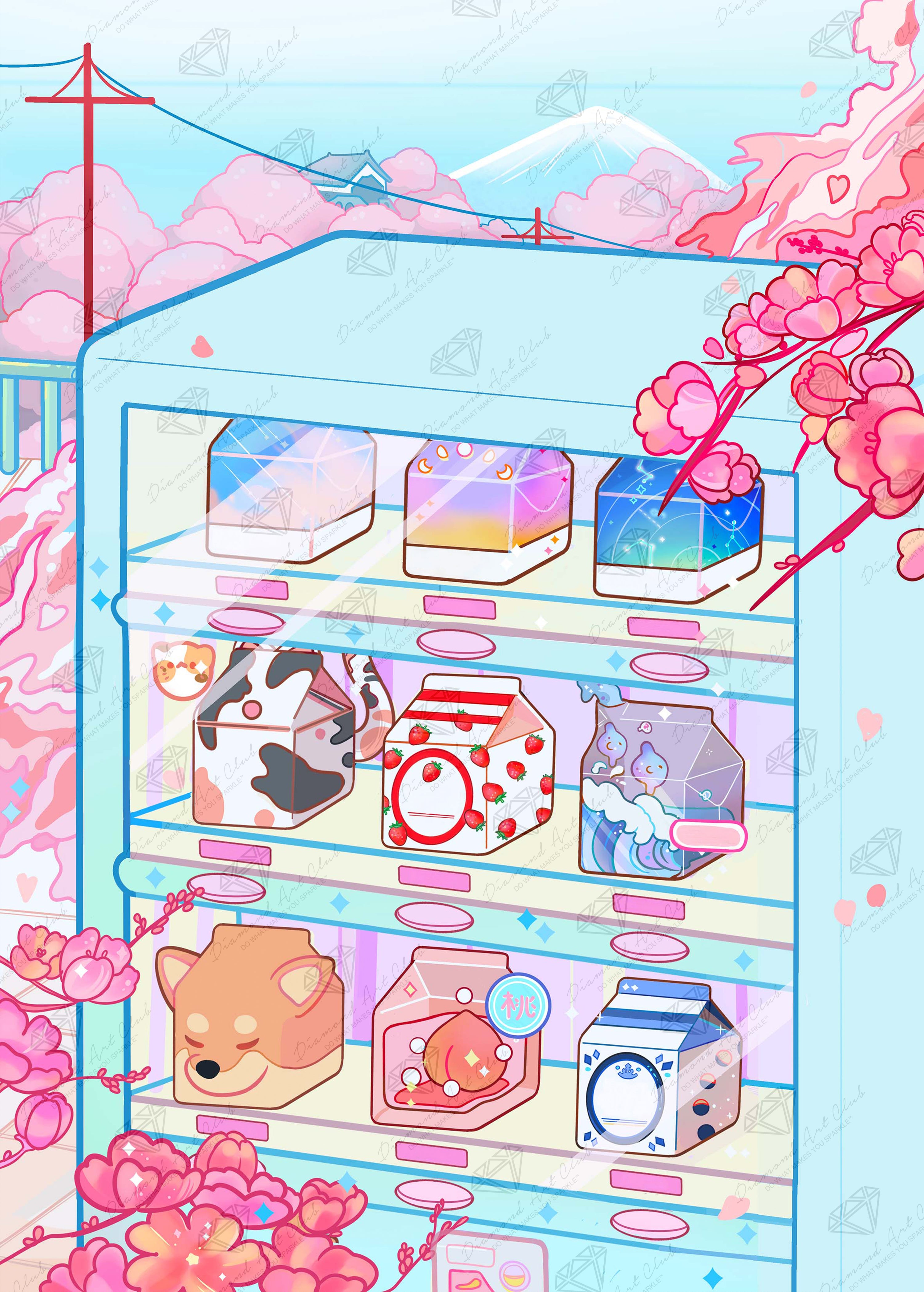 Milkbox Vending Machine in Fuji F7