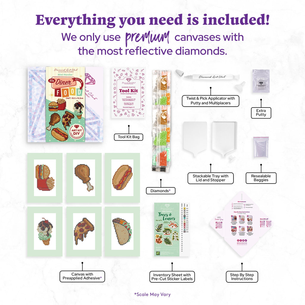Mini Dazzles™ - 50s Diner Food P5