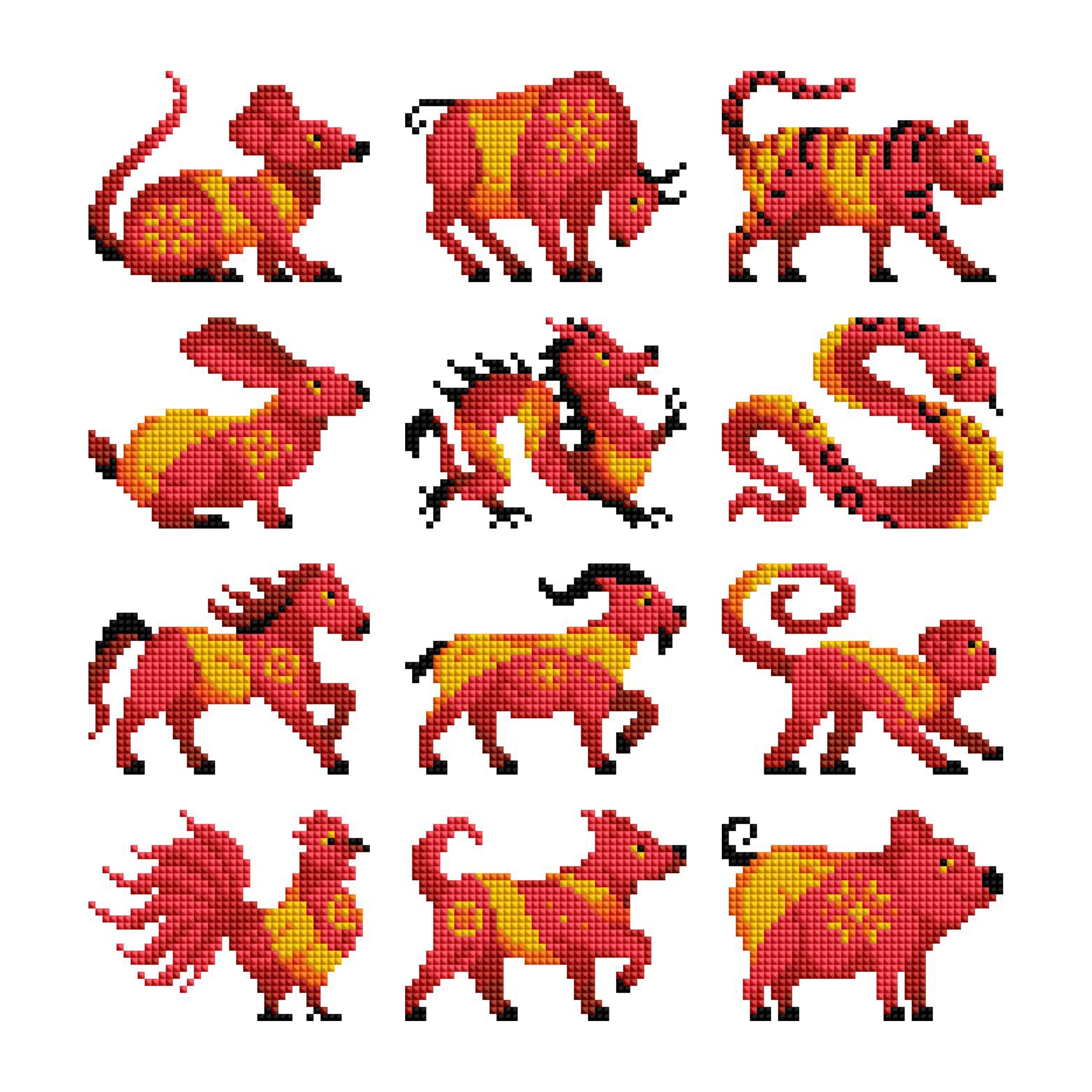 Mini Dazzles™ - Chinese Zodiac Y2
