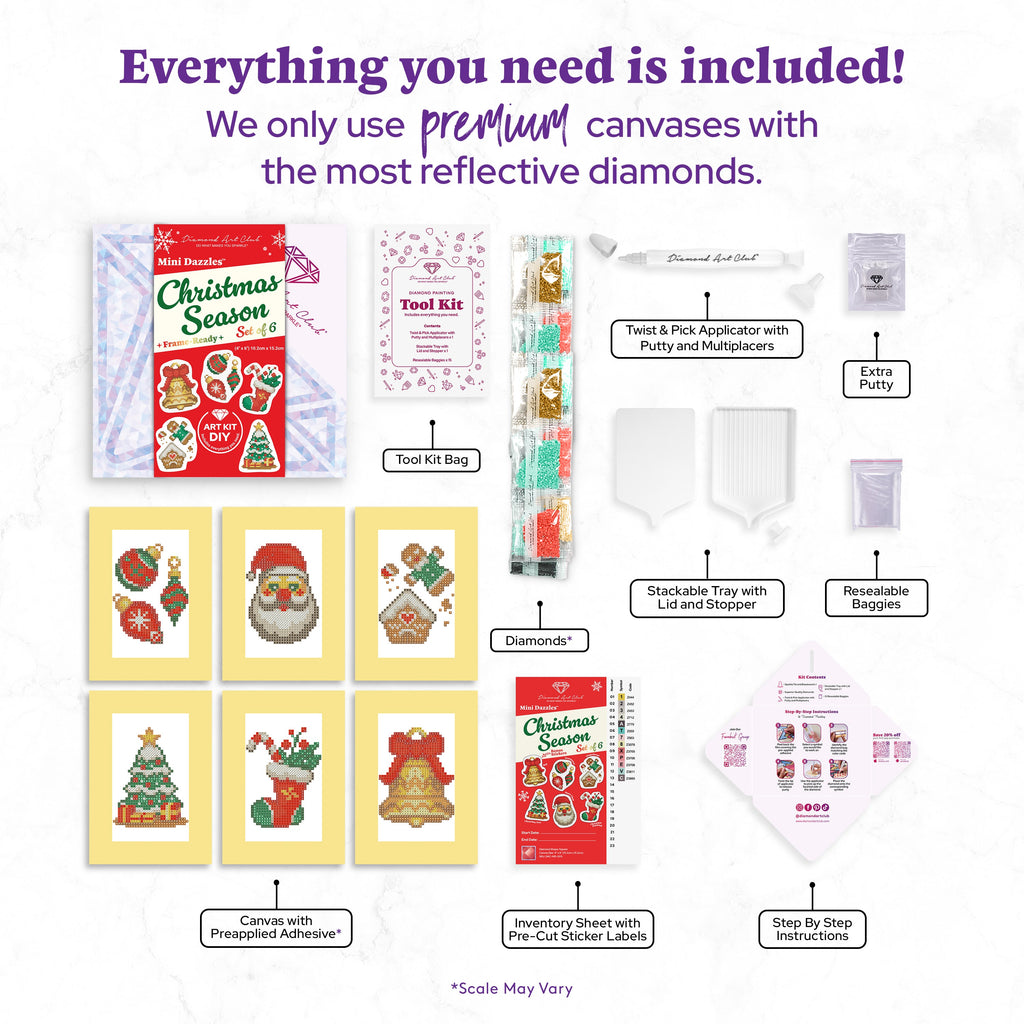 Mini Dazzles™ - Christmas Season X5
