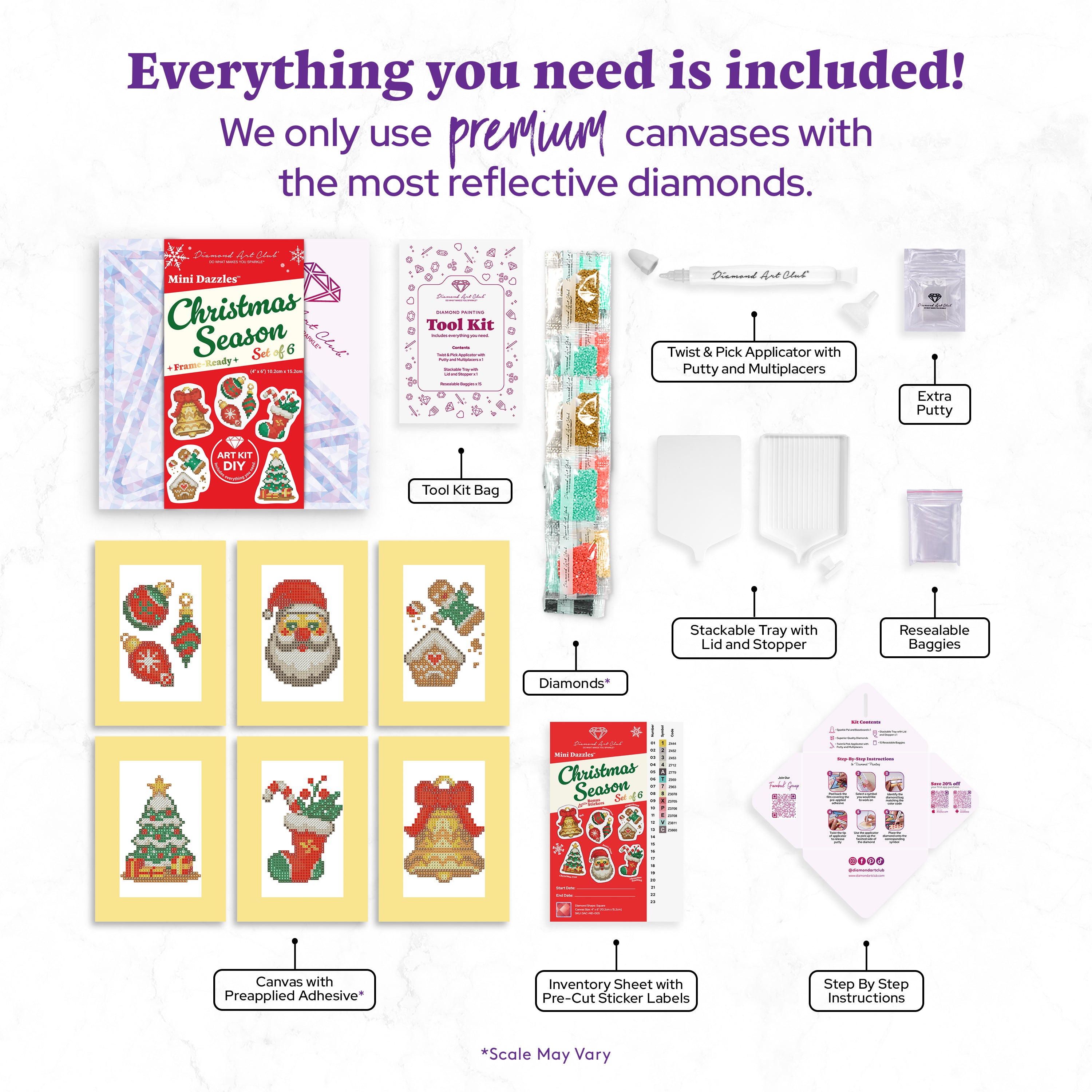 Mini Dazzles™ - Christmas Season X5