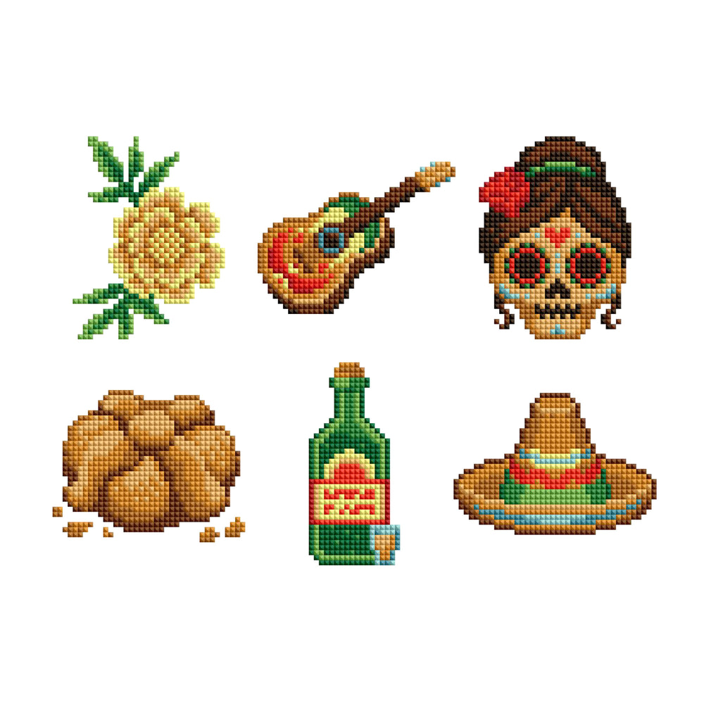Mini Dazzles™ - Dia de los Muertos K8