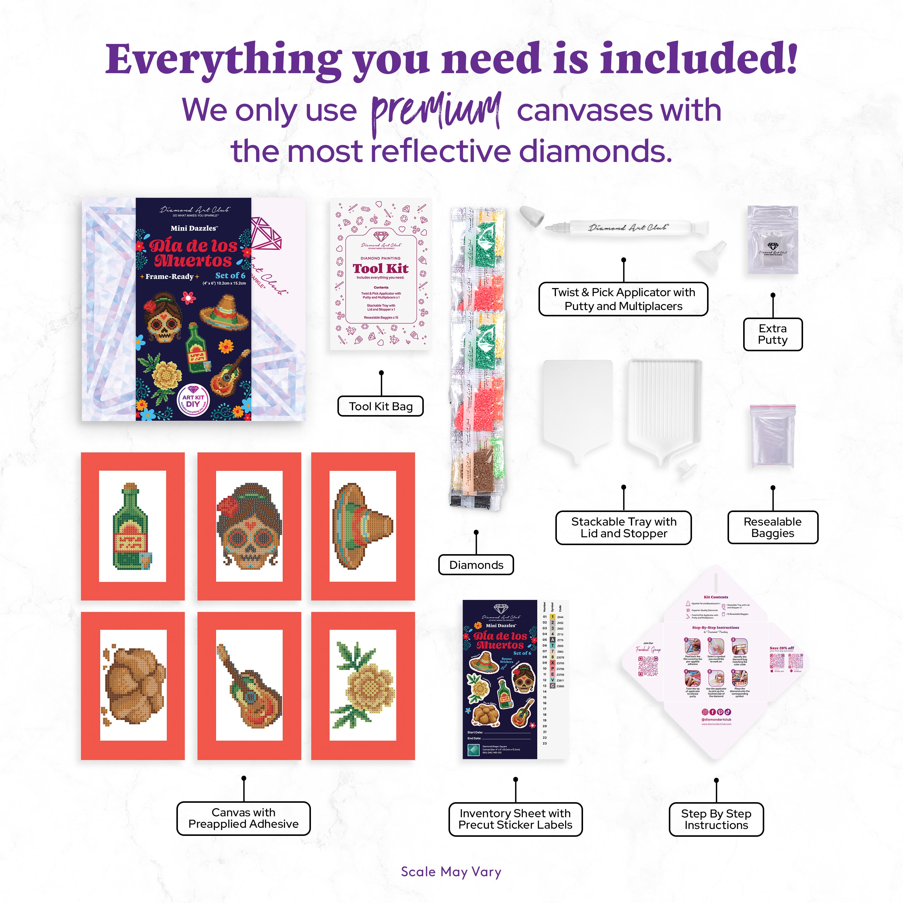 Mini Dazzles™ - Dia de los Muertos K8