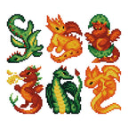 Mini Dazzles™ - Dragons J6