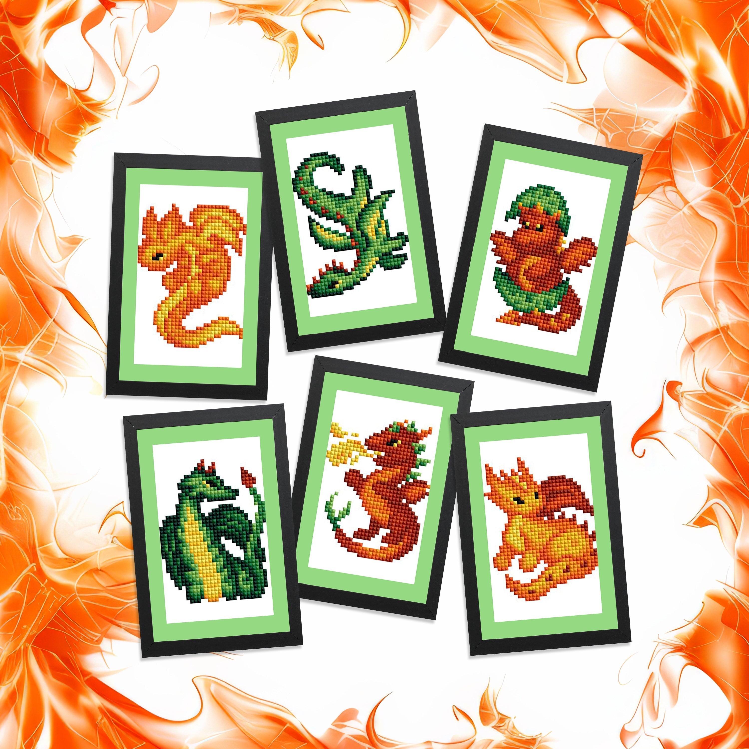 Mini Dazzles™ - Dragons J6