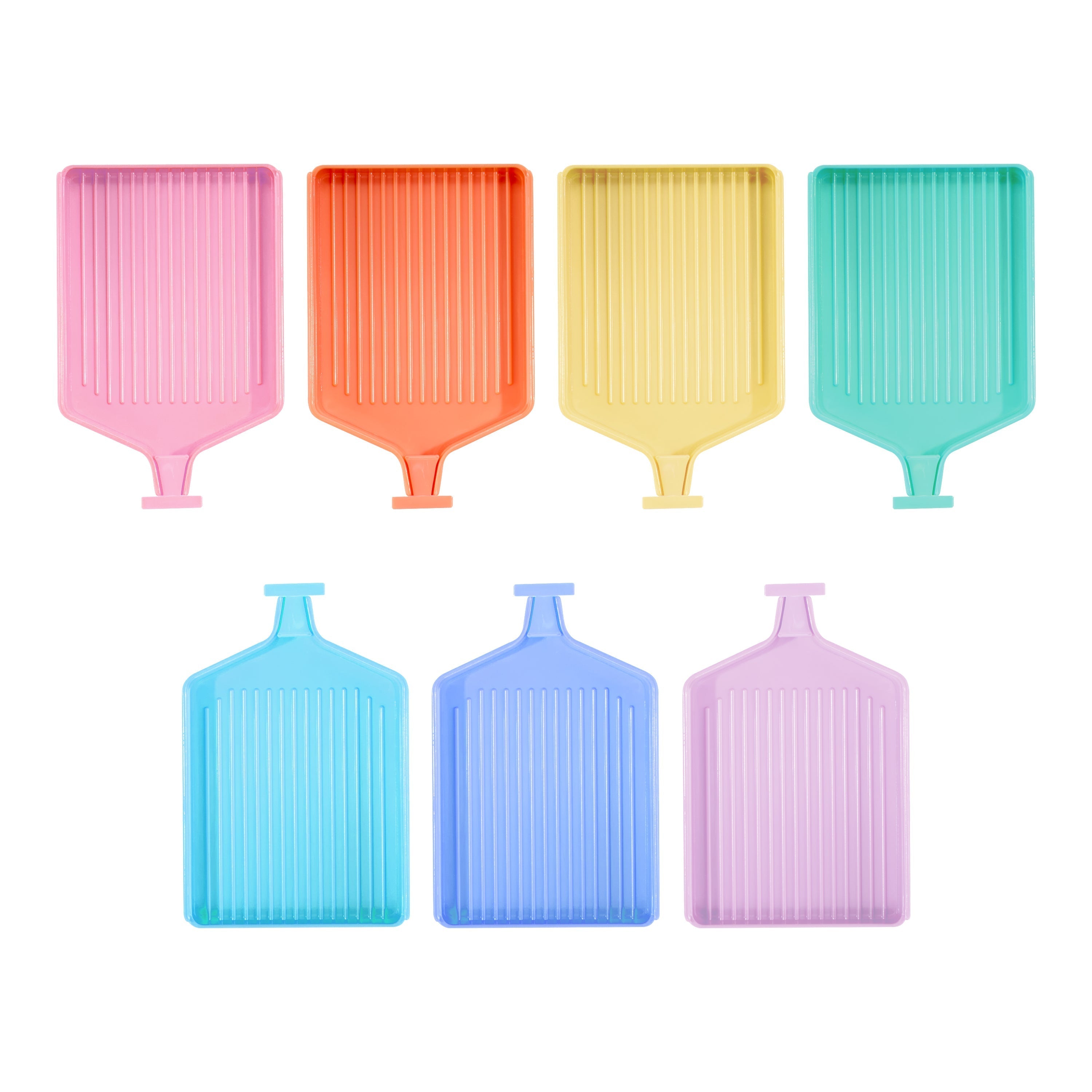 Pastel Rainbow Trays - Large (Set of 7) J2