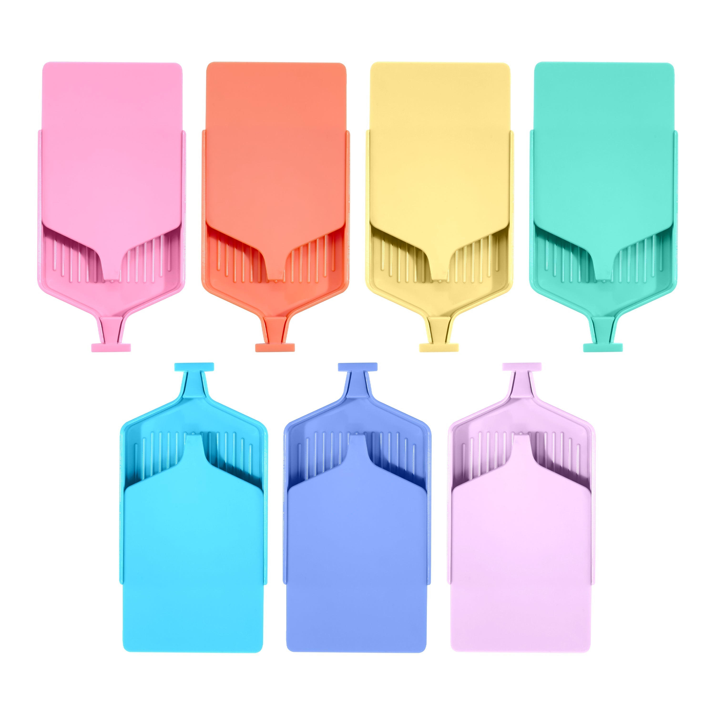Pastel Rainbow Trays - Large (Set of 7) J2