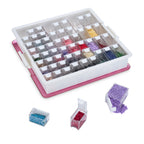 Premium 54-Container Diamond Storage Organizer F8