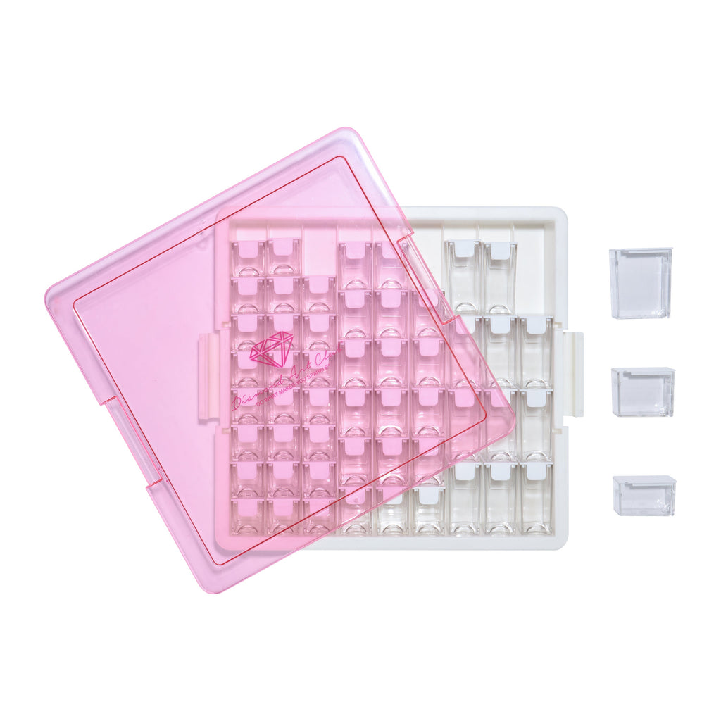 Premium 54-Container Diamond Storage Organizer F8