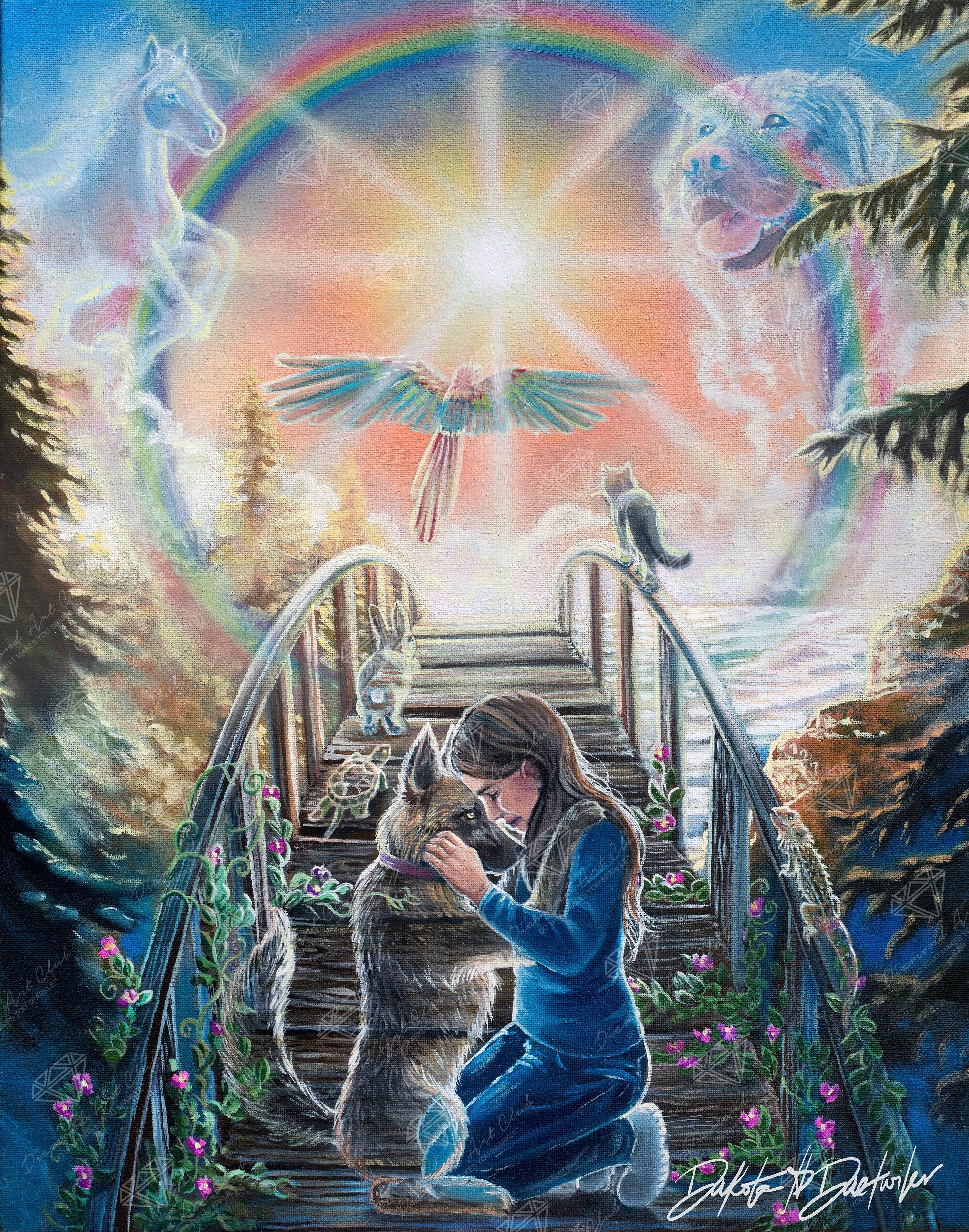 Saying Goodbye (The Rainbow Bridge) D8