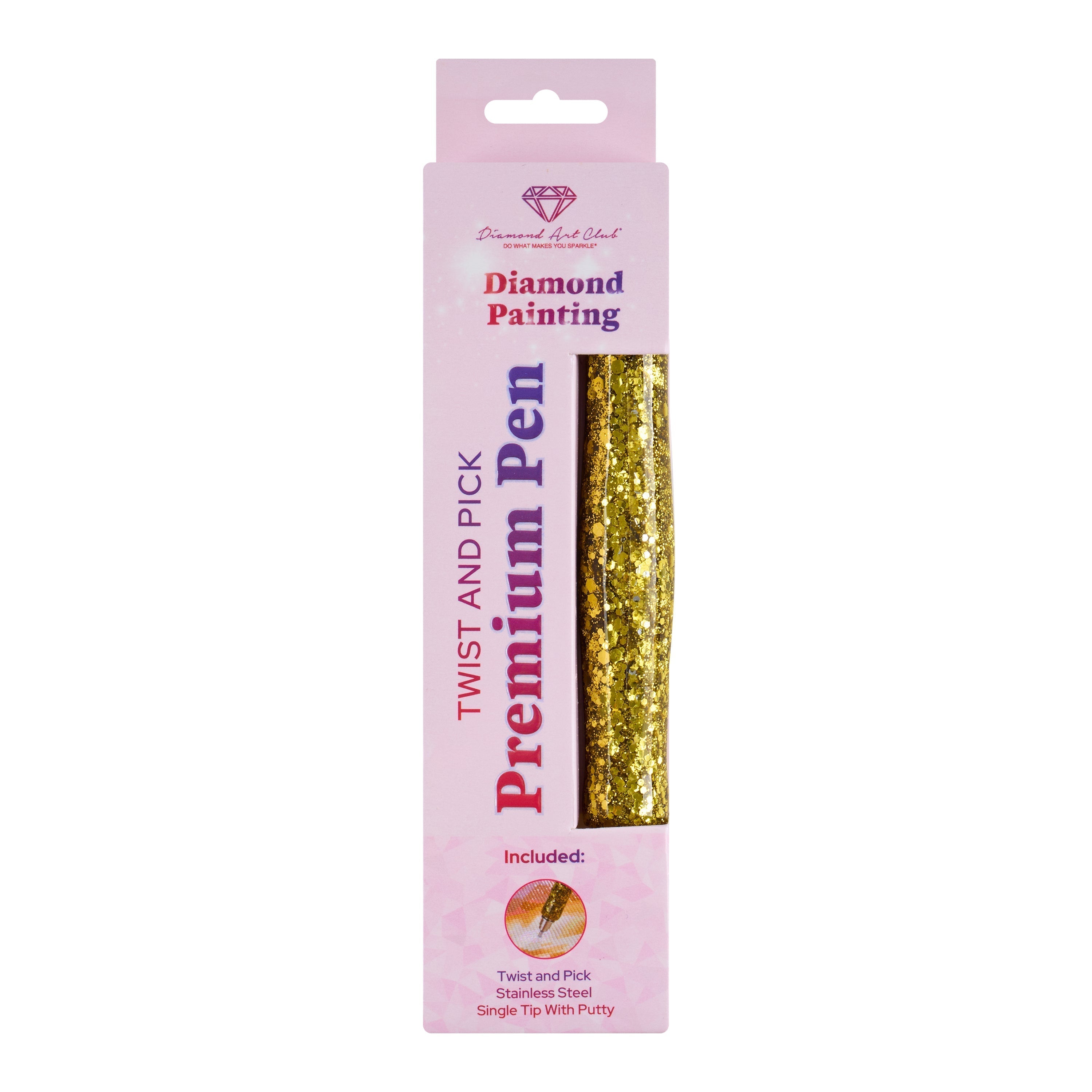 Twist And Pick Premium Pen - Solid Gold Dancing G8