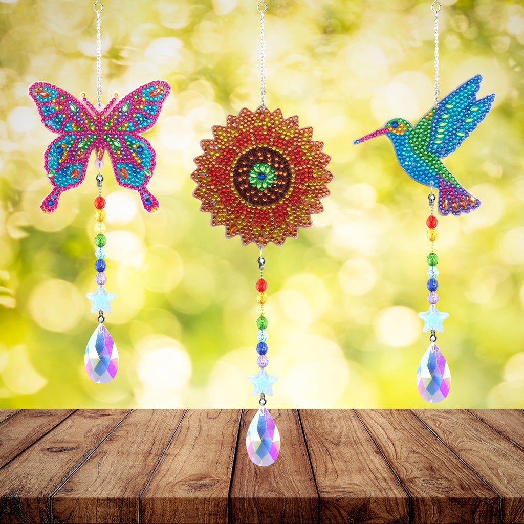 Suncatchers - Hummingbird/Sunflower/Butterfly - Round 2 A5