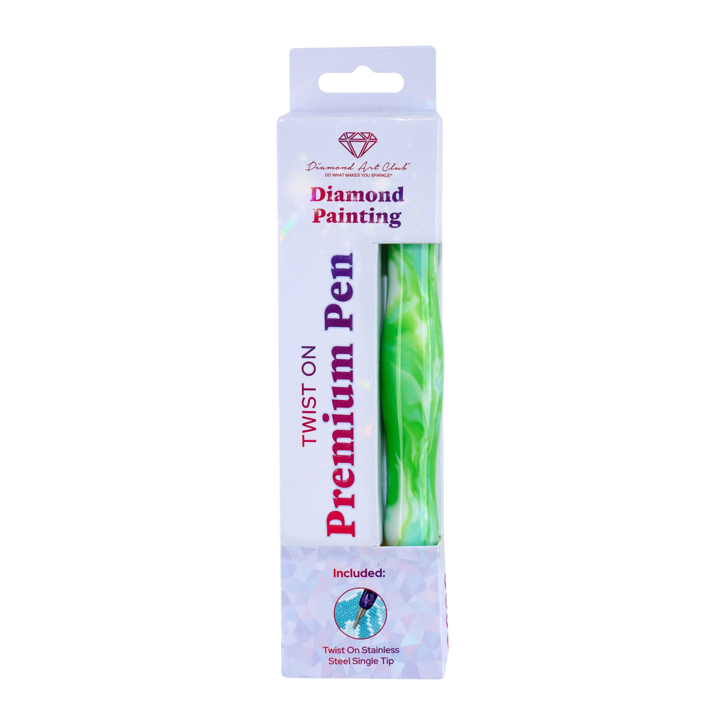 Twist-On Dual-Threaded Premium Drill Pen – Seafoam Swirl C7