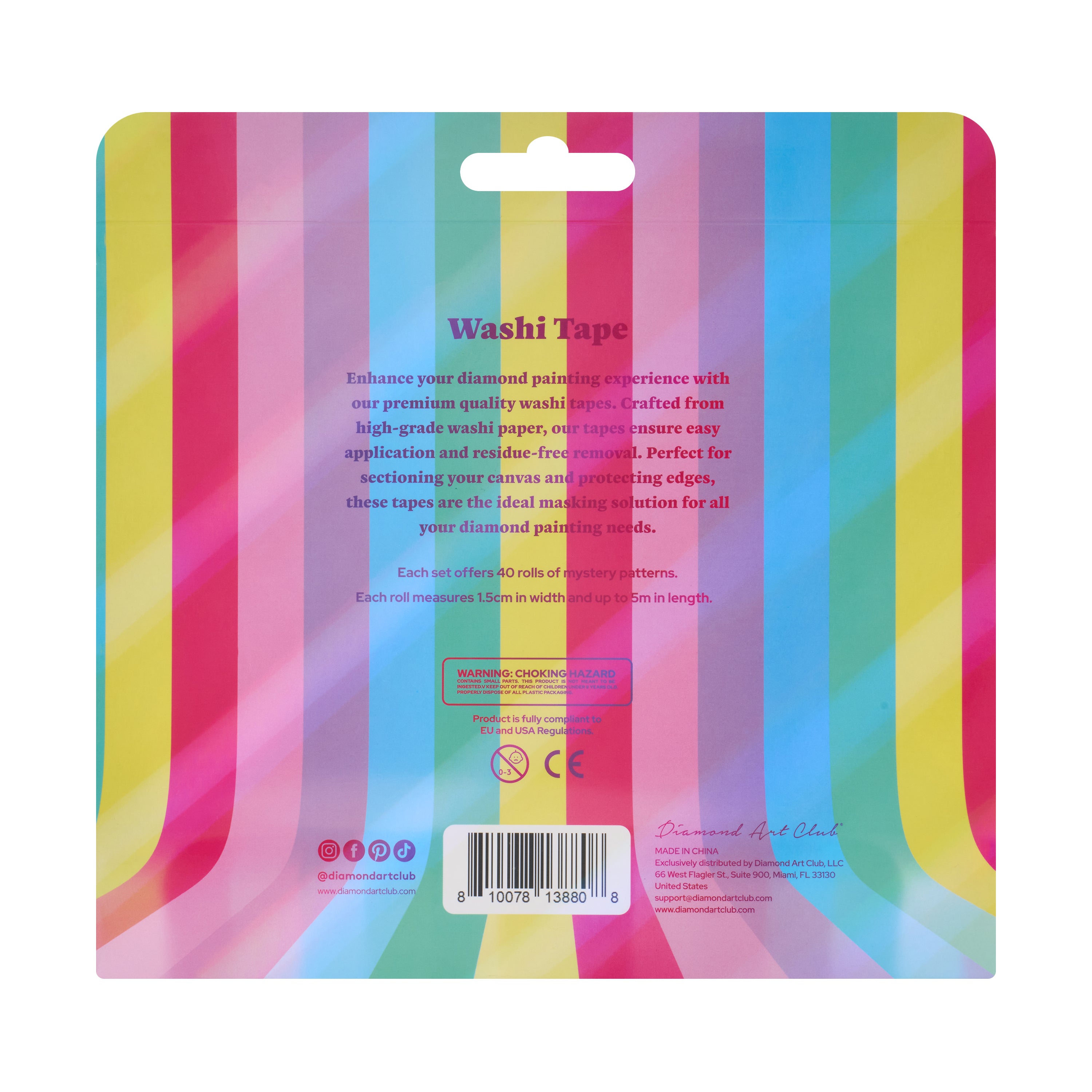 Washi Tape - 40 Mystery Rolls A8